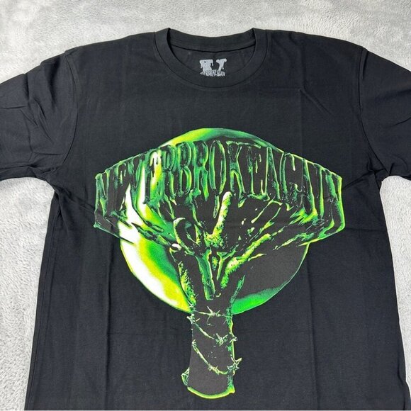 Vlone x Never Broke Again Slime Black T-Shirt Medium - Picture 4 of 13